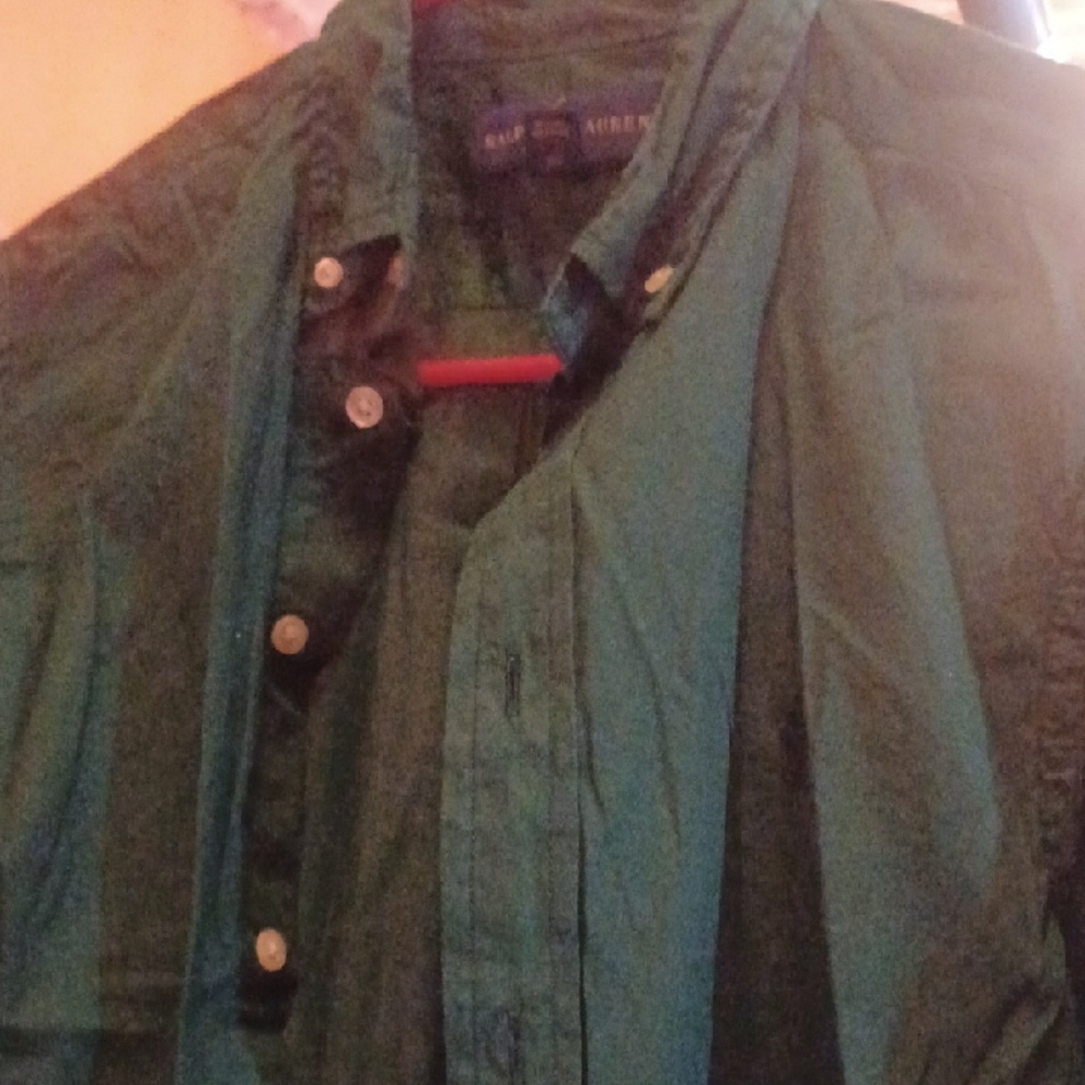 Ralph Lauren Men's Teal Shirt Jacket